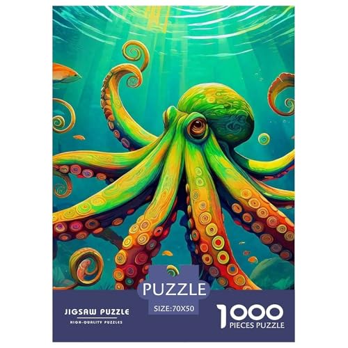 Octopus Puzzles 1000 Teile Schwer Puzzle Spielzeug Lernspiel Impossible Herausforderungsspielzeug Für Erwachsene Und Kinder Ab 12 Jahren 70x50cm/1000pcs Octopus Puzzles 1000 Teile Schwer Puzzle Spielzeug Lernspiel Impossible Herausforderungsspielzeug Für Erwachsene Und Kinder Ab 12 Jahren 70x50cm/1000pcs von OWBASKPOZ