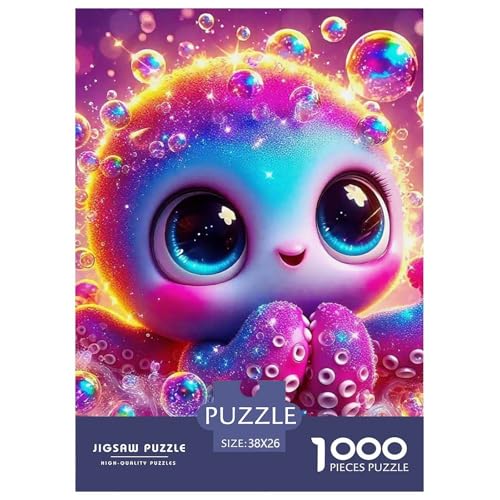 Octopus Puzzles 1000 Teile Schwer Puzzle Spielzeug Pädagogisches Spiel Impossible Herausforderung Spielzeug Für Erwachsene Kinder 38x26cm/1000pcs von OWBASKPOZ