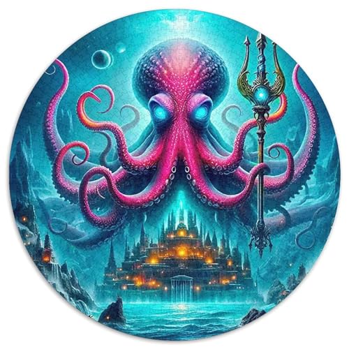 Octopus1000 Circular Puzzle Schwieriges PuzzleStressabbau-Spielzeug Für Erwachsene Kinder1000pcs (67.5x67.5cm) von OWBASKPOZ