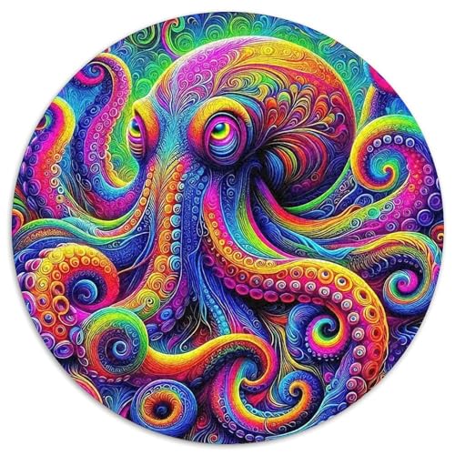 OctopusPuzzle 1000 Teile Für Erwachsene Kinder Originelle Geschenke FürLernspiel Herausforderungsspielzeug1000pcs (67.5x67.5cm) von OWBASKPOZ