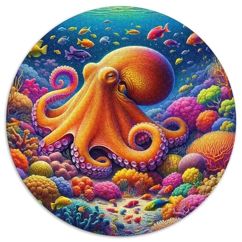 OctopusPuzzle Für ErwachseneKinder Ab Puzzles 1000 Teile Geschenk, Hobby1000pcs (67.5x67.5cm) von OWBASKPOZ