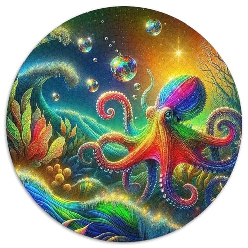 OctopusPuzzle Für ErwachseneKinder Ab Puzzles 1000 Teile Geschenk, Hobby1000pcs (67.5x67.5cm) von OWBASKPOZ