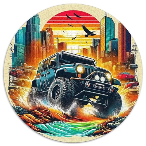 Offroad Fahrzeug1000 Teile Puzzle Für Erwachsene Und Kinder Jigsaw Lernspiel Herausforderungsspielzeug1000pcs (67.5x67.5cm) von OWBASKPOZ