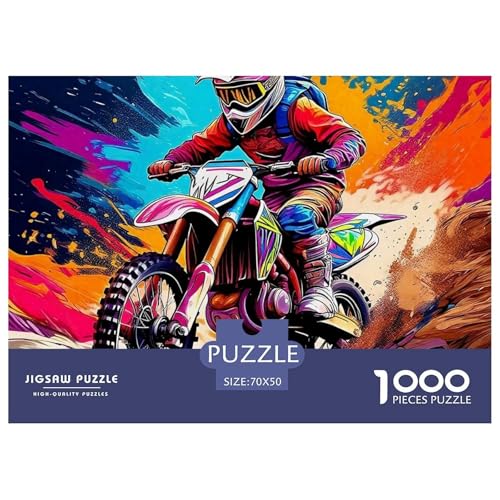 Offroad Motorrad Puzzle 1000 Teile Schwer Puzzle Spielzeug Lernspiel Impossible Herausforderung Spielzeug Für Erwachsene Kinder 70x50cm/1000pcs Offroad Motorrad Puzzle 1000 Teile Schwer Puzzle Spielzeug Lernspiel Impossible Herausforderung Spielzeug Für Erwachsene Kinder 70x50cm/1000pcs von OWBASKPOZ