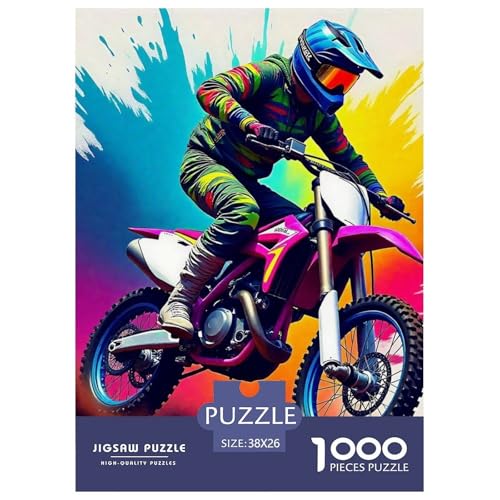 Offroad Motorrad Puzzle 1000 Teile Schwer Puzzle Spielzeug Pädagogisches Spiel Impossible Herausforderungsspielzeug Für Erwachsene Kinder 38x26cm/1000pcs Offroad Motorrad Puzzle 1000 Teile Schwer Puzzle Spielzeug Pädagogisches Spiel Impossible Herausforderungsspielzeug Für Erwachsene Kinder 38x26cm/1000pcs von OWBASKPOZ