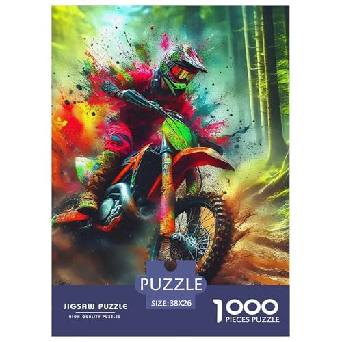 Offroad Motorrad Puzzle 1000 Teile Schwer Puzzle Spielzeug Pädagogisches Spiel Impossible Herausforderungsspielzeug Für Erwachsene Kinder 38x26cm/1000pcs Offroad Motorrad Puzzle 1000 Teile Schwer Puzzle Spielzeug Pädagogisches Spiel Impossible Herausforderungsspielzeug Für Erwachsene Kinder 38x26cm/1000pcs von OWBASKPOZ