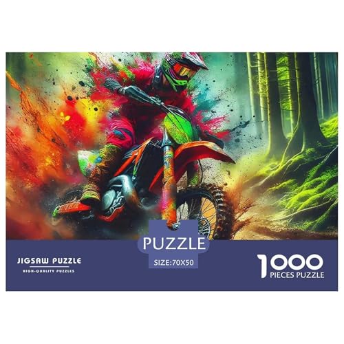 Offroad Motorrad Puzzle 1000-teilige Schwer Puzzle Spielzeug Lernspiel Impossible Herausforderungsspielzeug Für Erwachsene Und Kinder Ab 12 Jahren 70x50cm/1000pcs Offroad Motorrad Puzzle 1000-teilige Schwer Puzzle Spielzeug Lernspiel Impossible Herausforderungsspielzeug Für Erwachsene Und Kinder Ab 12 Jahren 70x50cm/1000pcs von OWBASKPOZ