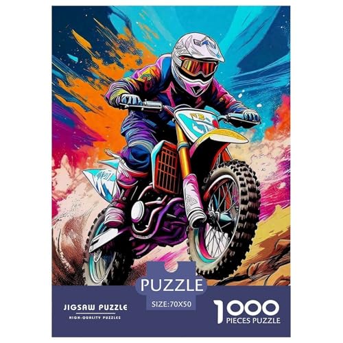 Offroad Motorrad Puzzles 1000 Teile Schwer Puzzle Spielzeug Lernspiel Impossible Herausforderung Spielzeug Für Erwachsene Und Kinder in Bewährter 70x50cm/1000pcs Offroad Motorrad Puzzles 1000 Teile Schwer Puzzle Spielzeug Lernspiel Impossible Herausforderung Spielzeug Für Erwachsene Und Kinder in Bewährter 70x50cm/1000pcs von OWBASKPOZ
