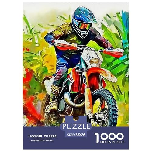 Offroad Motorrad Puzzles 1000 Teile Schwer Puzzle Spielzeug Pädagogisches Spiel Impossible Herausforderungsspielzeug Für Erwachsene Und Kinder in Bewährter 38x26cm/1000pcs Offroad Motorrad Puzzles 1000 Teile Schwer Puzzle Spielzeug Pädagogisches Spiel Impossible Herausforderungsspielzeug Für Erwachsene Und Kinder in Bewährter 38x26cm/1000pcs von OWBASKPOZ