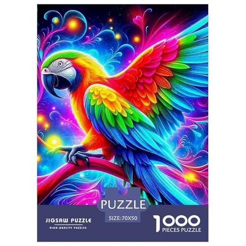 Papagei Puzzle 1000-teilige Schwer Puzzle Spielzeug Lernspiel Impossible Herausforderung Spielzeug Für Erwachsene Und Kinder in Bewährter 70x50cm/1000pcs Papagei Puzzle 1000-teilige Schwer Puzzle Spielzeug Lernspiel Impossible Herausforderung Spielzeug Für Erwachsene Und Kinder in Bewährter 70x50cm/1000pcs von OWBASKPOZ