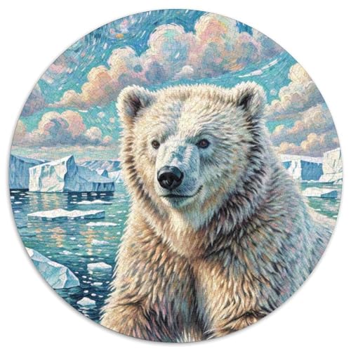 Polar Bear1000 Teile Puzzles Geschenk, Hobby PuzzlePolar Bear Toys Für ErwachseneKinder Ab1000pcs (67.5x67.5cm) von OWBASKPOZ