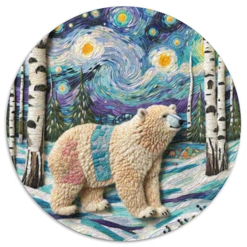 Polar BearPuzzle 1000 Teile FürErwachsene UndKinder,Game,Polar Bear ToysPuzzlesFarbenfrohes Jigsaw Geschenk1000pcs (67.5x67.5cm) von OWBASKPOZ