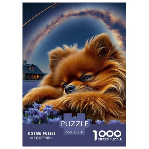 Pommern Puzzle 1000 Teile Schwer Puzzle Spielzeug Lernspiel Impossible Haustier Hund Herausforderung Spielzeug Für Erwachsene Und Kinder Ab 12 Jahren 70x50cm/1000pcs Pommern Puzzle 1000 Teile Schwer Puzzle Spielzeug Lernspiel Impossible Haustier Hund Herausforderung Spielzeug Für Erwachsene Und Kinder Ab 12 Jahren 70x50cm/1000pcs von OWBASKPOZ