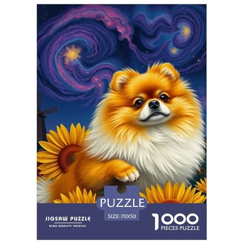 Pommern Puzzle 1000 Teile Schwer Puzzle Spielzeug Lernspiel Impossible Haustier Hund Herausforderung Spielzeug Für Erwachsene Und Kinder Ab 12 Jahren 70x50cm/1000pcs Pommern Puzzle 1000 Teile Schwer Puzzle Spielzeug Lernspiel Impossible Haustier Hund Herausforderung Spielzeug Für Erwachsene Und Kinder Ab 12 Jahren 70x50cm/1000pcs von OWBASKPOZ