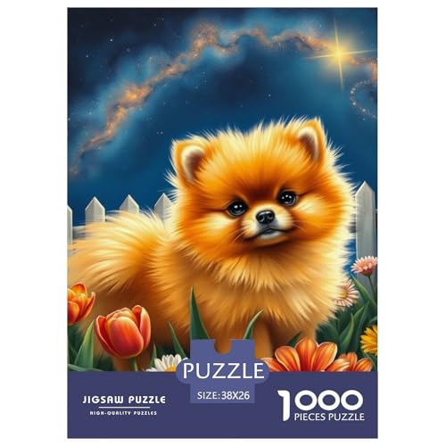 Pommern Puzzle 1000 Teile Schwer Puzzle Spielzeug Lernspiel Impossible Haustier Hund Herausforderungsspielzeug Für Erwachsene Kinder 38x26cm/1000pcs Pommern Puzzle 1000 Teile Schwer Puzzle Spielzeug Lernspiel Impossible Haustier Hund Herausforderungsspielzeug Für Erwachsene Kinder 38x26cm/1000pcs von OWBASKPOZ