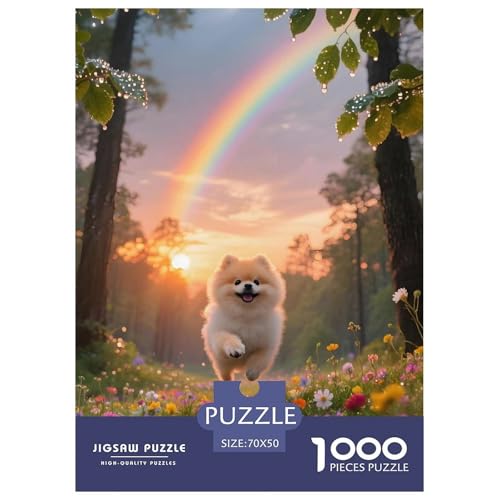 Pommern Puzzle 1000 Teile Schwer Puzzle Spielzeug Lernspiel Impossible Haustier Hund Herausforderungsspielzeug Für Erwachsene Und Kinder Ab 12 Jahren 70x50cm/1000pcs Pommern Puzzle 1000 Teile Schwer Puzzle Spielzeug Lernspiel Impossible Haustier Hund Herausforderungsspielzeug Für Erwachsene Und Kinder Ab 12 Jahren 70x50cm/1000pcs von OWBASKPOZ
