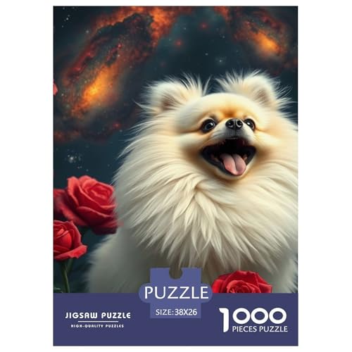 Pommern Puzzle 1000 Teile Schwer Puzzle Spielzeug Lernspiel Impossible Haustier Hund Herausforderungsspielzeug Für Erwachsene Und Kinder in Bewährter 38x26cm/1000pcs Pommern Puzzle 1000 Teile Schwer Puzzle Spielzeug Lernspiel Impossible Haustier Hund Herausforderungsspielzeug Für Erwachsene Und Kinder in Bewährter 38x26cm/1000pcs von OWBASKPOZ