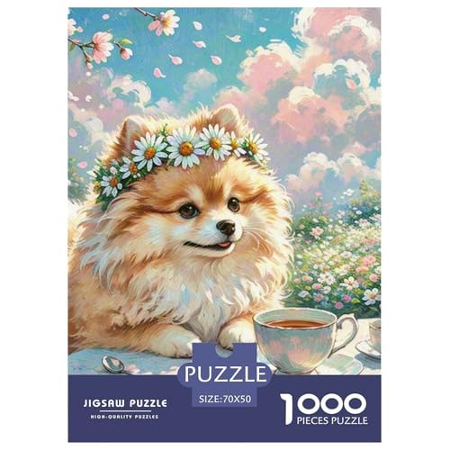 Pommern Puzzle 1000 Teile Schwer Puzzle Spielzeug Pädagogisches Spiel Impossible Haustier Hund Herausforderung Spielzeug Für Erwachsene Und Kinder Ab 12 Jahren 70x50cm/1000pcs Pommern Puzzle 1000 Teile Schwer Puzzle Spielzeug Pädagogisches Spiel Impossible Haustier Hund Herausforderung Spielzeug Für Erwachsene Und Kinder Ab 12 Jahren 70x50cm/1000pcs von OWBASKPOZ