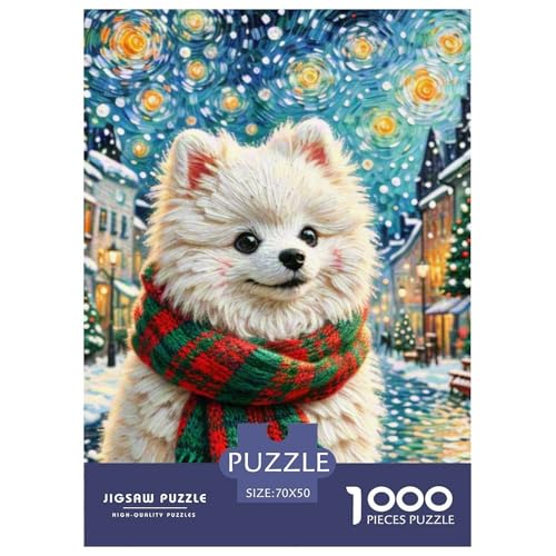 Pommern Puzzle 1000 Teile Schwer Puzzle Spielzeug Pädagogisches Spiel Impossible Haustier Hund Herausforderungsspielzeug Für Erwachsene Und Kinder Ab 12 Jahren 70x50cm/1000pcs Pommern Puzzle 1000 Teile Schwer Puzzle Spielzeug Pädagogisches Spiel Impossible Haustier Hund Herausforderungsspielzeug Für Erwachsene Und Kinder Ab 12 Jahren 70x50cm/1000pcs von OWBASKPOZ