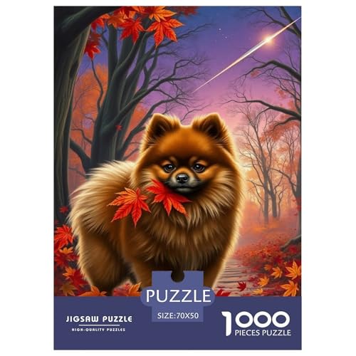 Pommern Puzzle 1000 Teile Schwer Puzzle Spielzeug Pädagogisches Spiel Impossible Haustier Hund Herausforderungsspielzeug Für Erwachsene Und Kinder Ab 14 Jahren 70x50cm/1000pcs Pommern Puzzle 1000 Teile Schwer Puzzle Spielzeug Pädagogisches Spiel Impossible Haustier Hund Herausforderungsspielzeug Für Erwachsene Und Kinder Ab 14 Jahren 70x50cm/1000pcs von OWBASKPOZ