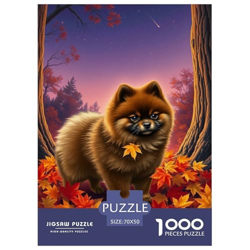 Pommern Puzzle 1000 Teile Schwer Puzzle Spielzeug Pädagogisches Spiel Impossible Haustier Hund Herausforderungsspielzeug Für Erwachsene Und Kinder Ab 14 Jahren 70x50cm/1000pcs Pommern Puzzle 1000 Teile Schwer Puzzle Spielzeug Pädagogisches Spiel Impossible Haustier Hund Herausforderungsspielzeug Für Erwachsene Und Kinder Ab 14 Jahren 70x50cm/1000pcs von OWBASKPOZ