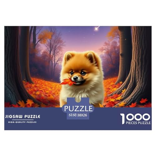 Pommern Puzzle 1000 Teile Schwer Puzzle Spielzeug Pädagogisches Spiel Impossible Haustier Hund Herausforderungsspielzeug Für Erwachsene Und Kinder in Bewährter 38x26cm/1000pcs Pommern Puzzle 1000 Teile Schwer Puzzle Spielzeug Pädagogisches Spiel Impossible Haustier Hund Herausforderungsspielzeug Für Erwachsene Und Kinder in Bewährter 38x26cm/1000pcs von OWBASKPOZ