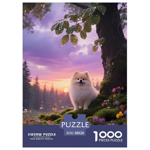 Pommern Puzzle 1000-teilige Schwer Puzzle Spielzeug Lernspiel Impossible Haustier Hund Herausforderung Spielzeug Für Erwachsene Und Kinder in Bewährter 38x26cm/1000pcs Pommern Puzzle 1000-teilige Schwer Puzzle Spielzeug Lernspiel Impossible Haustier Hund Herausforderung Spielzeug Für Erwachsene Und Kinder in Bewährter 38x26cm/1000pcs von OWBASKPOZ