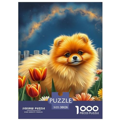 Pommern Puzzle 1000-teilige Schwer Puzzle Spielzeug Lernspiel Impossible Haustier Hund Herausforderungsspielzeug Für Erwachsene Kinder 38x26cm/1000pcs Pommern Puzzle 1000-teilige Schwer Puzzle Spielzeug Lernspiel Impossible Haustier Hund Herausforderungsspielzeug Für Erwachsene Kinder 38x26cm/1000pcs von OWBASKPOZ