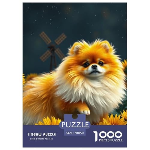 Pommern Puzzle 1000-teilige Schwer Puzzle Spielzeug Lernspiel Impossible Haustier Hund Herausforderungsspielzeug Für Erwachsene Und Kinder Ab 12 Jahren 70x50cm/1000pcs Pommern Puzzle 1000-teilige Schwer Puzzle Spielzeug Lernspiel Impossible Haustier Hund Herausforderungsspielzeug Für Erwachsene Und Kinder Ab 12 Jahren 70x50cm/1000pcs von OWBASKPOZ