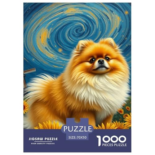Pommern Puzzle 1000-teilige Schwer Puzzle Spielzeug Lernspiel Impossible Haustier Hund Herausforderungsspielzeug Für Erwachsene Und Kinder Ab 14 Jahren 70x50cm/1000pcs Pommern Puzzle 1000-teilige Schwer Puzzle Spielzeug Lernspiel Impossible Haustier Hund Herausforderungsspielzeug Für Erwachsene Und Kinder Ab 14 Jahren 70x50cm/1000pcs von OWBASKPOZ