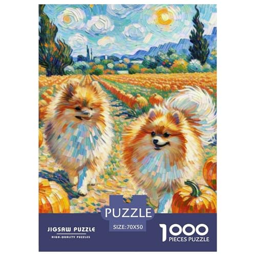 Pommern Puzzle 1000-teilige Schwer Puzzle Spielzeug Pädagogisches Spiel Impossible Haustier Hund Herausforderung Spielzeug Für Erwachsene Und Kinder Ab 12 Jahren 70x50cm/1000pcs Pommern Puzzle 1000-teilige Schwer Puzzle Spielzeug Pädagogisches Spiel Impossible Haustier Hund Herausforderung Spielzeug Für Erwachsene Und Kinder Ab 12 Jahren 70x50cm/1000pcs von OWBASKPOZ