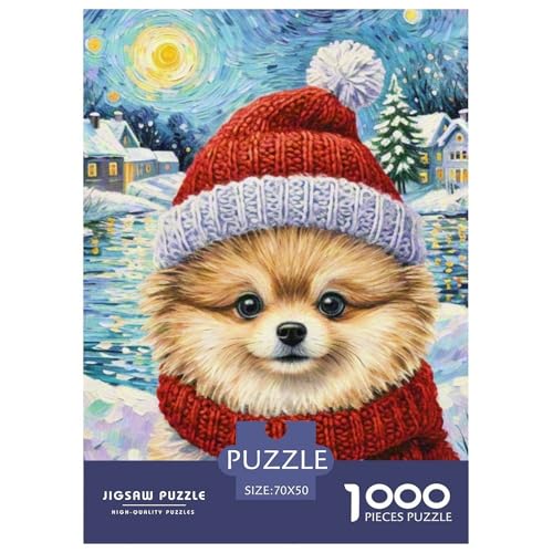 Pommern Puzzle 1000-teilige Schwer Puzzle Spielzeug Pädagogisches Spiel Impossible Haustier Hund Herausforderung Spielzeug Für Erwachsene Und Kinder Ab 14 Jahren 70x50cm/1000pcs Pommern Puzzle 1000-teilige Schwer Puzzle Spielzeug Pädagogisches Spiel Impossible Haustier Hund Herausforderung Spielzeug Für Erwachsene Und Kinder Ab 14 Jahren 70x50cm/1000pcs von OWBASKPOZ
