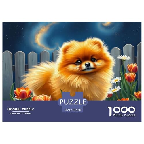 Pommern Puzzle 1000-teilige Schwer Puzzle Spielzeug Pädagogisches Spiel Impossible Haustier Hund Herausforderung Spielzeug Für Erwachsene Und Kinder Ab 14 Jahren 70x50cm/1000pcs Pommern Puzzle 1000-teilige Schwer Puzzle Spielzeug Pädagogisches Spiel Impossible Haustier Hund Herausforderung Spielzeug Für Erwachsene Und Kinder Ab 14 Jahren 70x50cm/1000pcs von OWBASKPOZ