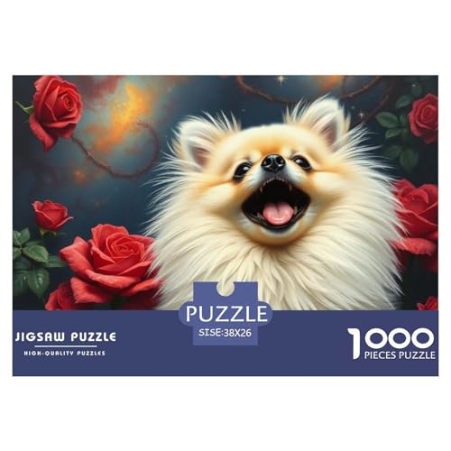 Pommern Puzzle 1000-teilige Schwer Puzzle Spielzeug Pädagogisches Spiel Impossible Haustier Hund Herausforderung Spielzeug Für Erwachsene Und Kinder in Bewährter 38x26cm/1000pcs Pommern Puzzle 1000-teilige Schwer Puzzle Spielzeug Pädagogisches Spiel Impossible Haustier Hund Herausforderung Spielzeug Für Erwachsene Und Kinder in Bewährter 38x26cm/1000pcs von OWBASKPOZ
