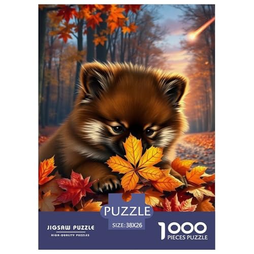 Pommern Puzzle 1000-teilige Schwer Puzzle Spielzeug Pädagogisches Spiel Impossible Haustier Hund Herausforderungsspielzeug Für Erwachsene Und Kinder Ab 12 Jahren 38x26cm/1000pcs Pommern Puzzle 1000-teilige Schwer Puzzle Spielzeug Pädagogisches Spiel Impossible Haustier Hund Herausforderungsspielzeug Für Erwachsene Und Kinder Ab 12 Jahren 38x26cm/1000pcs von OWBASKPOZ