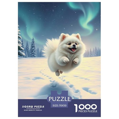 Pommern Puzzle 1000-teilige Schwer Puzzle Spielzeug Pädagogisches Spiel Impossible Haustier Hund Herausforderungsspielzeug Für Erwachsene Und Kinder Ab 12 Jahren 70x50cm/1000pcs Pommern Puzzle 1000-teilige Schwer Puzzle Spielzeug Pädagogisches Spiel Impossible Haustier Hund Herausforderungsspielzeug Für Erwachsene Und Kinder Ab 12 Jahren 70x50cm/1000pcs von OWBASKPOZ