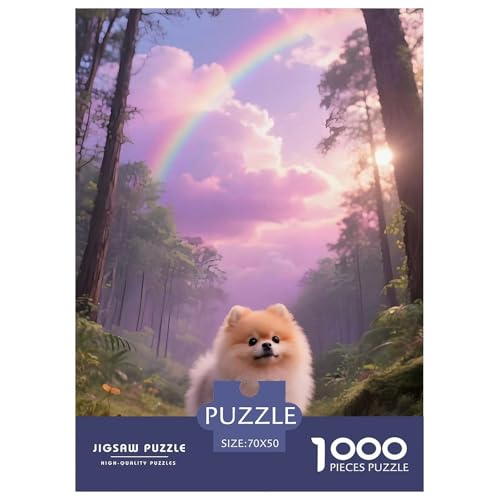 Pommern Puzzle 1000-teilige Schwer Puzzle Spielzeug Pädagogisches Spiel Impossible Haustier Hund Herausforderungsspielzeug Für Erwachsene Und Kinder Ab 14 Jahren 70x50cm/1000pcs Pommern Puzzle 1000-teilige Schwer Puzzle Spielzeug Pädagogisches Spiel Impossible Haustier Hund Herausforderungsspielzeug Für Erwachsene Und Kinder Ab 14 Jahren 70x50cm/1000pcs von OWBASKPOZ