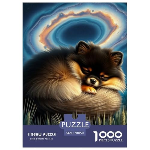 Pommern Puzzle 1000-teilige Schwer Puzzle Spielzeug Pädagogisches Spiel Impossible Haustier Hund Herausforderungsspielzeug Für Erwachsene Und Kinder Ab 14 Jahren 70x50cm/1000pcs Pommern Puzzle 1000-teilige Schwer Puzzle Spielzeug Pädagogisches Spiel Impossible Haustier Hund Herausforderungsspielzeug Für Erwachsene Und Kinder Ab 14 Jahren 70x50cm/1000pcs von OWBASKPOZ