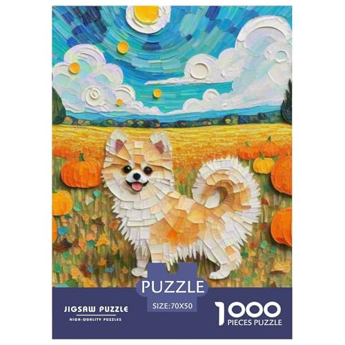 Pommern Puzzles 1000 Teile Schwer Puzzle Spielzeug Lernspiel Impossible Haustier Hund Herausforderung Spielzeug Für Erwachsene Und Kinder Ab 12 Jahren 70x50cm/1000pcs Pommern Puzzles 1000 Teile Schwer Puzzle Spielzeug Lernspiel Impossible Haustier Hund Herausforderung Spielzeug Für Erwachsene Und Kinder Ab 12 Jahren 70x50cm/1000pcs von OWBASKPOZ