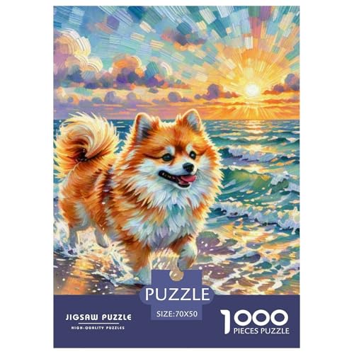Pommern Puzzles 1000 Teile Schwer Puzzle Spielzeug Lernspiel Impossible Haustier Hund Herausforderung Spielzeug Für Erwachsene Und Kinder Ab 12 Jahren 70x50cm/1000pcs Pommern Puzzles 1000 Teile Schwer Puzzle Spielzeug Lernspiel Impossible Haustier Hund Herausforderung Spielzeug Für Erwachsene Und Kinder Ab 12 Jahren 70x50cm/1000pcs von OWBASKPOZ