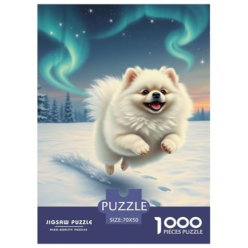 Pommern Puzzles 1000 Teile Schwer Puzzle Spielzeug Lernspiel Impossible Haustier Hund Herausforderung Spielzeug Für Erwachsene Und Kinder Ab 12 Jahren 70x50cm/1000pcs Pommern Puzzles 1000 Teile Schwer Puzzle Spielzeug Lernspiel Impossible Haustier Hund Herausforderung Spielzeug Für Erwachsene Und Kinder Ab 12 Jahren 70x50cm/1000pcs von OWBASKPOZ