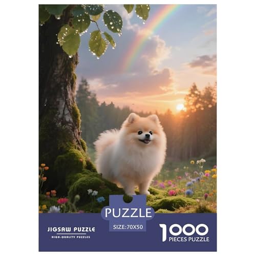 Pommern Puzzles 1000 Teile Schwer Puzzle Spielzeug Lernspiel Impossible Haustier Hund Herausforderung Spielzeug Für Erwachsene Und Kinder Ab 12 Jahren 70x50cm/1000pcs Pommern Puzzles 1000 Teile Schwer Puzzle Spielzeug Lernspiel Impossible Haustier Hund Herausforderung Spielzeug Für Erwachsene Und Kinder Ab 12 Jahren 70x50cm/1000pcs von OWBASKPOZ