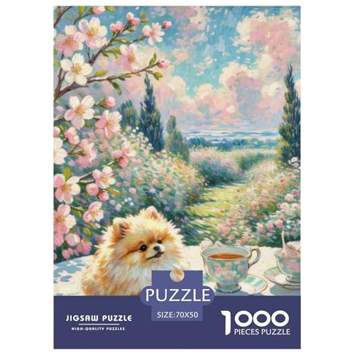 Pommern Puzzles 1000 Teile Schwer Puzzle Spielzeug Lernspiel Impossible Haustier Hund Herausforderung Spielzeug Für Erwachsene Und Kinder Ab 14 Jahren 70x50cm/1000pcs Pommern Puzzles 1000 Teile Schwer Puzzle Spielzeug Lernspiel Impossible Haustier Hund Herausforderung Spielzeug Für Erwachsene Und Kinder Ab 14 Jahren 70x50cm/1000pcs von OWBASKPOZ