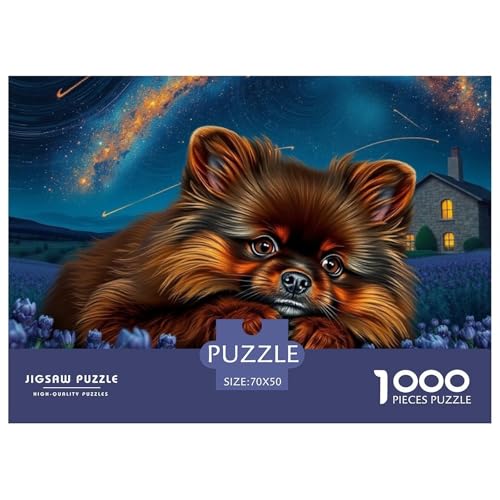 Pommern Puzzles 1000 Teile Schwer Puzzle Spielzeug Lernspiel Impossible Haustier Hund Herausforderungsspielzeug Für Erwachsene Und Kinder in Bewährter 70x50cm/1000pcs Pommern Puzzles 1000 Teile Schwer Puzzle Spielzeug Lernspiel Impossible Haustier Hund Herausforderungsspielzeug Für Erwachsene Und Kinder in Bewährter 70x50cm/1000pcs von OWBASKPOZ