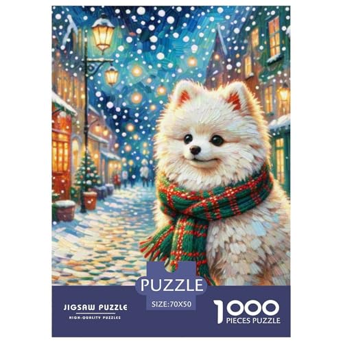 Pommern Puzzles 1000 Teile Schwer Puzzle Spielzeug Pädagogisches Spiel Impossible Haustier Hund Herausforderung Spielzeug Für Erwachsene Und Kinder Ab 14 Jahren 70x50cm/1000pcs Pommern Puzzles 1000 Teile Schwer Puzzle Spielzeug Pädagogisches Spiel Impossible Haustier Hund Herausforderung Spielzeug Für Erwachsene Und Kinder Ab 14 Jahren 70x50cm/1000pcs von OWBASKPOZ