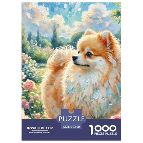 Pommern Puzzles 1000 Teile Schwer Puzzle Spielzeug Pädagogisches Spiel Impossible Haustier Hund Herausforderung Spielzeug Für Erwachsene Und Kinder in Bewährter 70x50cm/1000pcs Pommern Puzzles 1000 Teile Schwer Puzzle Spielzeug Pädagogisches Spiel Impossible Haustier Hund Herausforderung Spielzeug Für Erwachsene Und Kinder in Bewährter 70x50cm/1000pcs von OWBASKPOZ