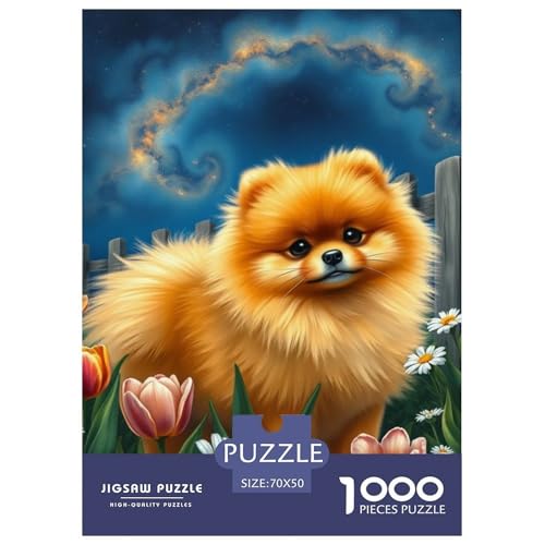 Pommern Puzzles 1000 Teile Schwer Puzzle Spielzeug Pädagogisches Spiel Impossible Haustier Hund Herausforderungsspielzeug Für Erwachsene Und Kinder Ab 14 Jahren 70x50cm/1000pcs Pommern Puzzles 1000 Teile Schwer Puzzle Spielzeug Pädagogisches Spiel Impossible Haustier Hund Herausforderungsspielzeug Für Erwachsene Und Kinder Ab 14 Jahren 70x50cm/1000pcs von OWBASKPOZ