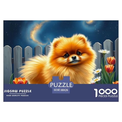Pommern Puzzles 1000 Teile Schwer Puzzle Spielzeug Pädagogisches Spiel Impossible Haustier Hund Herausforderungsspielzeug Für Erwachsene Und Kinder in Bewährter 38x26cm/1000pcs Pommern Puzzles 1000 Teile Schwer Puzzle Spielzeug Pädagogisches Spiel Impossible Haustier Hund Herausforderungsspielzeug Für Erwachsene Und Kinder in Bewährter 38x26cm/1000pcs von OWBASKPOZ