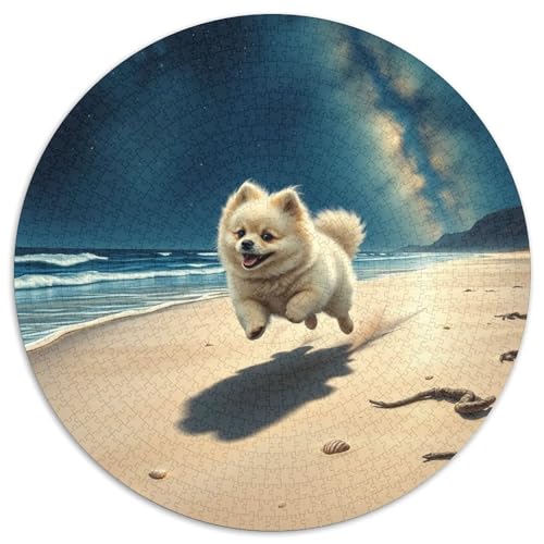 PommernJigsaw 1000 Teile PuzzleHaustier Hund Puzzles ErwachsenenKinder AbGeschenki 1000pcs (67.5x67.5cm) von OWBASKPOZ