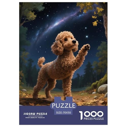 Poodle Puzzle 1000 Teile Schwer Puzzle Spielzeug Lernspiel Impossible Haustier Hund Herausforderungsspielzeug Für Erwachsene Kinder 70x50cm/1000pcs Poodle Puzzle 1000 Teile Schwer Puzzle Spielzeug Lernspiel Impossible Haustier Hund Herausforderungsspielzeug Für Erwachsene Kinder 70x50cm/1000pcs von OWBASKPOZ
